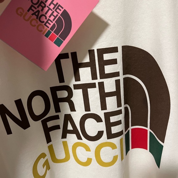 GUCCI X NORTH FACE WHITE TSHIRT SIZE XS - Picture 3 of 9